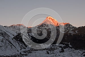 Mount Kazbeg and the Caucasus