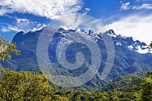 Mount Kinabalu in Sabah, Borneo, East Malaysia