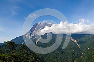 Mount Kinabalu scenic view in Sabah Borneo