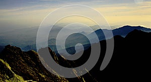 Mount Kinabalu at sunrise