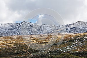 Mount Kosciuszko National Park - Snowy Mountains covered in snow