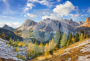 Mount Lagazuoi, Falyarego path, Dolomites