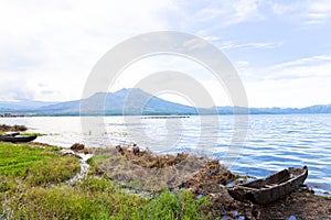 Mount and Lake Batur, Bali, Indonesia