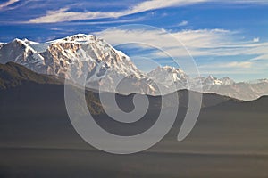 Mount Lamjung Himal at Dawn photo