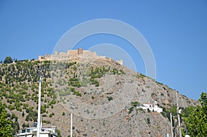 Mount Larissa at Argos Peloponesse, Greece
