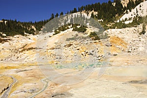 Mount Lassen sulpher pools