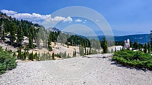 Mount lassen viewed from Bumpass Hell at Lassen Volcanic National Park