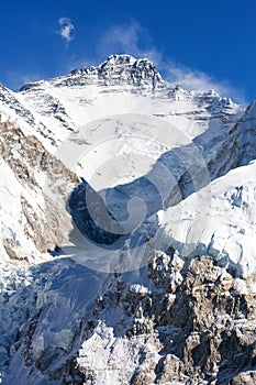 Mount Lhotse from Pumori base camp