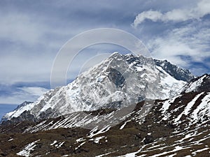 Mount Lhotse seen from Lobuche