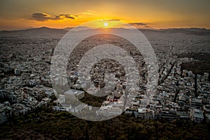 Mount Lycabbetus, Athens photo