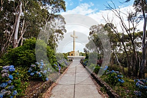 Mount Macedon Memorial Cross in Australia