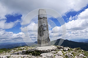On the of the mount Maly Krivan, Lesser Fatra, Slovakia