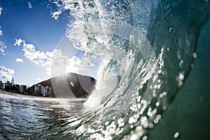 Mount Maunganui from the surf