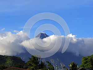 Mount Mayon on the Philippines January 23, 2012