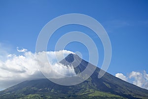 Mount mayon volcano luzon philippines photo