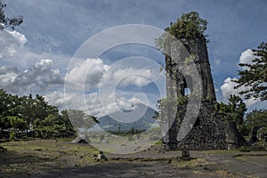 Mount Mayon volcano in the Philippines