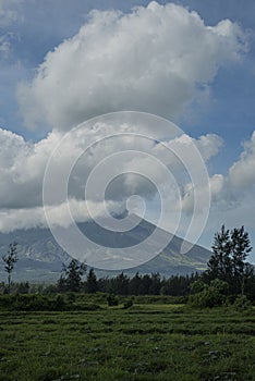 Mount Mayon volcano in the Philippines