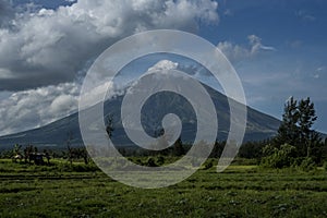 Mount Mayon volcano in the Philippines