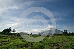 Mount Mayon volcano in the Philippines