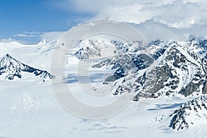 Mount McKinley in winter