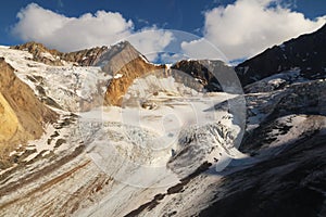 Mount Meager - a glacier covered volcano in British Columbia, Canada