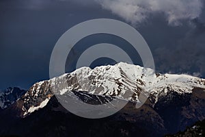 Mount Mena in the Serina Brembana Valley