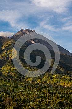 Mount Merapi, Indonesia Volcano Landscape View