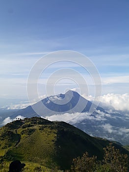 Mount Merapi and Merbabu