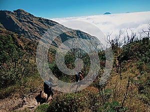 Mount Merbabu in Central Java