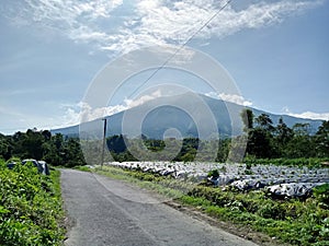 Mount merbabu in a day so bright