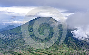 Mount Merbabu dormant stratovolcano,Indonesia