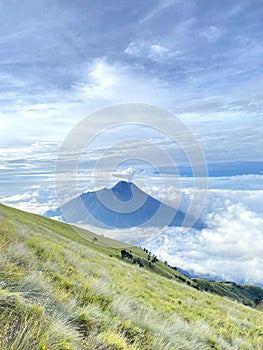 Mount Merbabu hiking route via suwanting