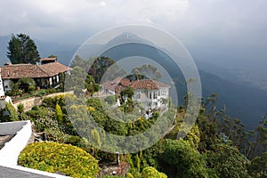 Mount Monserrate in BogotÃÂ¡, Colombia photo