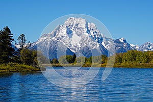 Mount Moran Rising Above the Snake River