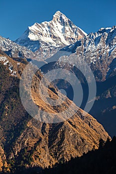 Mount Nanda Devi India himalaya mountain landscape photo