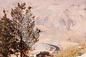 Mount Nebo, road, Jordan, Middle East, desert, landscape, climate change