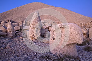 Mount Nemrut in Turkey.