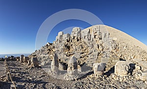 Mount Nemrut in Turkey.