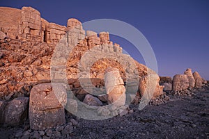 Mount Nemrut in Turkey.