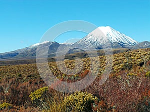 Mount Ngauruhoe and Mount Tongariro