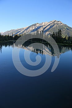 Mount Norquay Bow Reflection