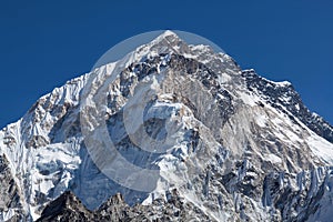 Mount Nuptse view from Everest Base Camp, Nepal