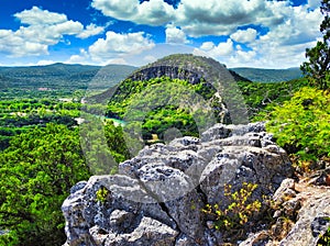 Mount Old Baldy at Garner State Park, Texas photo