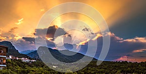 Mount Olympus in Greece