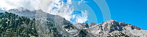 Mount Olympus peaks in summer