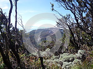 Mount Pangrango peak West Java