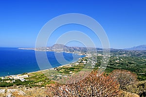 Mount panorama Greece, island Crete