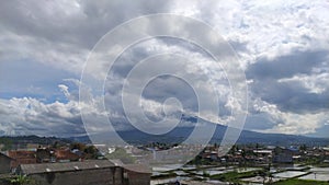 Mount Papandayan in Garut, Indonesia