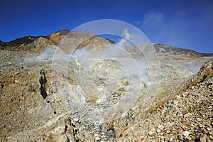 Mount Papandayan Volcanic Crater