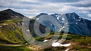 Mount Pietrosul Rodnei, the highest peak of Rodnei Mountains, Carpathians, Romania